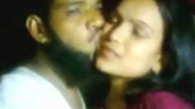 Indian bearded man eats his naughty brunette girlfriend's pussy