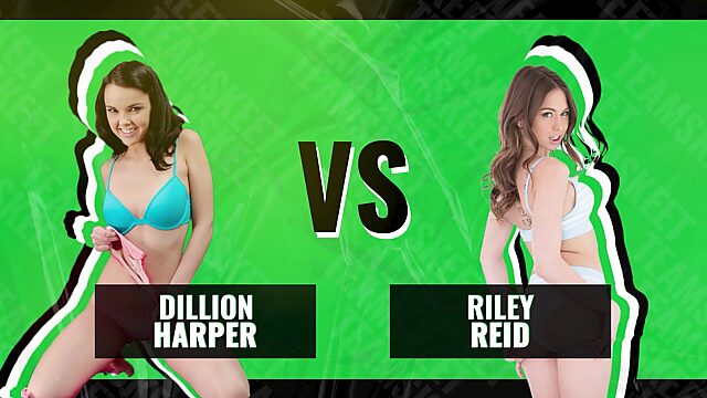 Choose your champion in this battle! Riley Reid & Dillion Harper by Team Skeet.