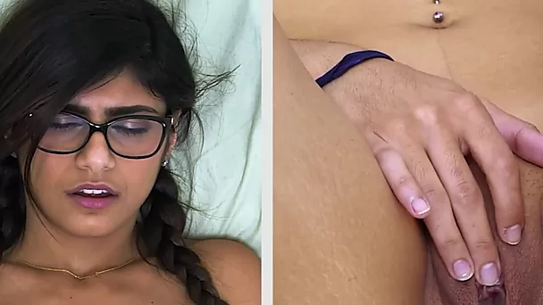 Eine gegenseitige Handjob- und Massage-Session mit Mia Khalifa ist so gut